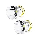 BESTSUN 2 Pack 1300 Lumen CREE XPL V6 LED Replacement Bulbs Single Mode Drop-in P60 Design Module...