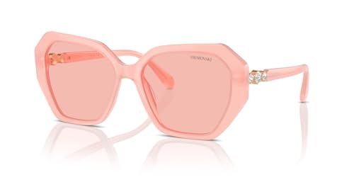 Swarovski SK6017 Sunglasses, Pink/Light Pink, 56 mm2