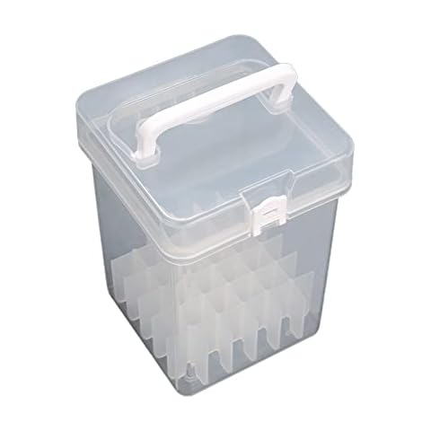 LKOOFHNM Multi-functional Marker Pen For Case Clear Plastic Colored Marker Organizer Holder Portable Brush Pen For Case For Kid S Marker Pen Organizer Case For Desk Cover