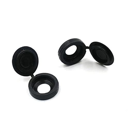 50 piezas Tapa Negra para Tornillos de Llanta de Auto para Bicicleta Decorativa Protección miniatura 3