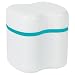Attractive Denture Bath With Basket - European Style - Large - Teal