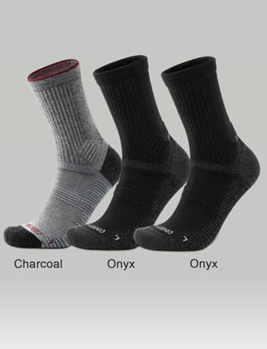 Merino Wool Midweight Hiking Socks Moisture Wicking Anti-Blister Breathable Cushioned Compression Mens2