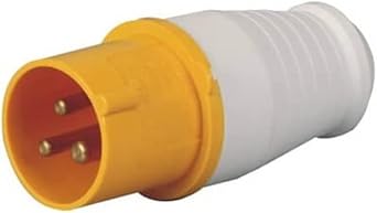 Elecbee 32A 3pin IEC60309 Socket 110V-130V 50/60Hz 2P+E 4h 2P+E IP44 CEE Industrial Male Plug
