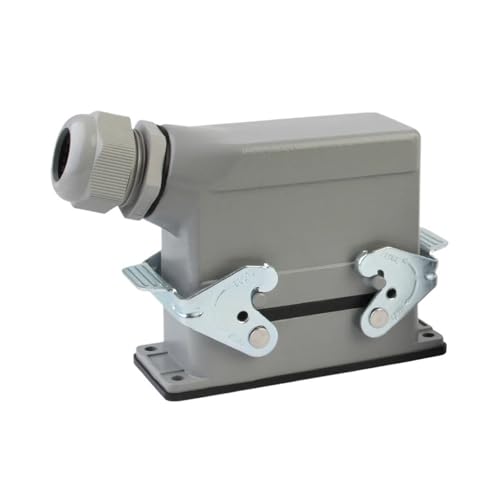 Enchufe de aviación impermeable HDC-HE4 con conector rectangular de 48 pines y 16A industrial