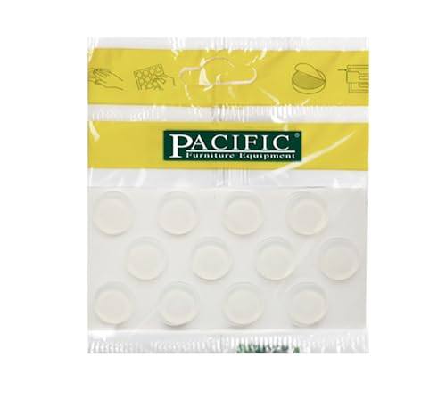 Glass Table Top Bumpers – Non-Slip Self-Adhesive Pads to Prevent Sliding – 12 Pack