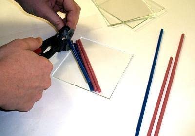 Uroboros Clear 4-1/4inch Tiles - 90 Coe