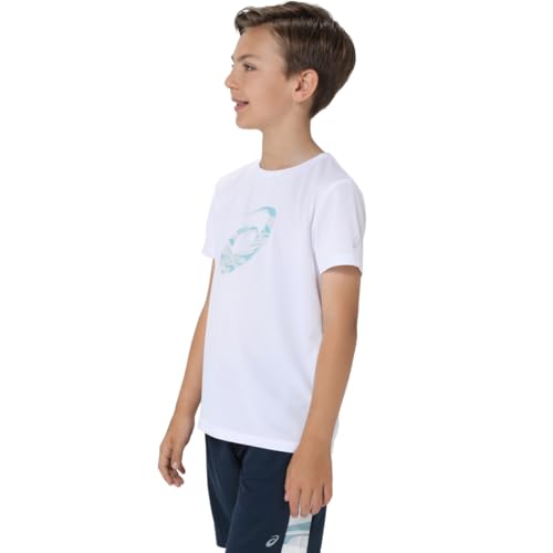 ASICS Kid's SPIRAL GRAPHIC Short Sleeve TEE Training Apparel3