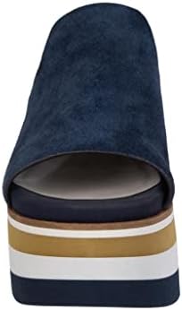 naked Feet Women's Flow Platform Sandals - NAVY - 10 M US | Image 3