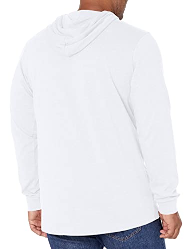 Image of adidas Men's Big & Tall Essentials Hoodie, White /Scarlet, XX-Large /Tall