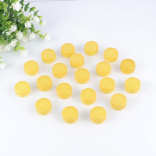 Image of Healifty 100 Pcs Plastic Water Bottle Caps 1.18 Inch Reusable Diy Drink Bottle Covers for Kids Crafts and Home Education