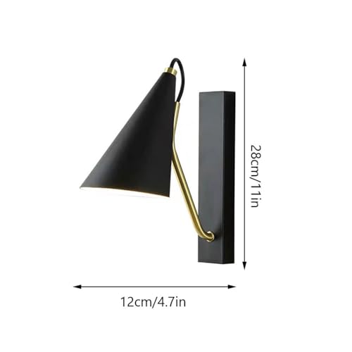Luces nórdicas de dormitorio modernas y apliques de pared LED para pasillo y estudio 4