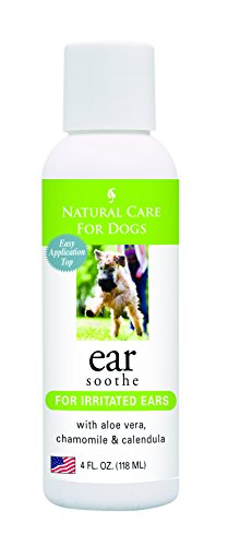 Natural Care for Dogs; Ear Soothe for Irritated Ears with Aloe Vera, Chamomile and Calendula; 4 fl. oz.
