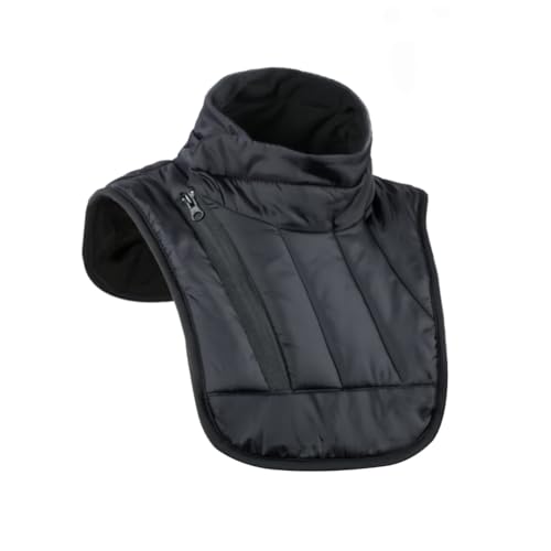 FINEVERNEK Calentador de Cuello para Moto, Ajustable Transpirable Alto Cuello Calentador, Calentador de Cuello y Hombro para Motocicleta a Prueba de Viento, Protector de Cuello de Moto al Aire Libre