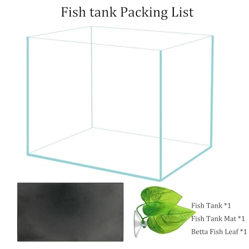 Vimvins 3 Gallon Glass Fish Tank, Easy To Maintain Small Aquarium For Betta/Goldfish/Snails/Shrimp And Aquatic Planting. thumb #6