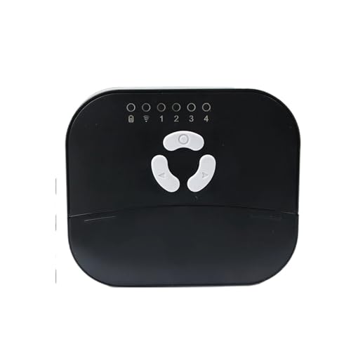 Sistema di irrigazione a 4 zone con timer di irrigazione intelligente con elettrovalvola e connessione WIFI for irrigatori a tubo da giardino domestici, controller a goccia(Only TimerController)