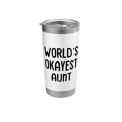 World's Okayest Aunt Stainless Steel Insulated Tumbler