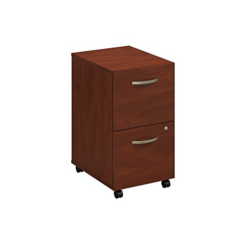 Bush Business Furniture 2 Drawer Mobile File Cabinet, Hansen Cherry