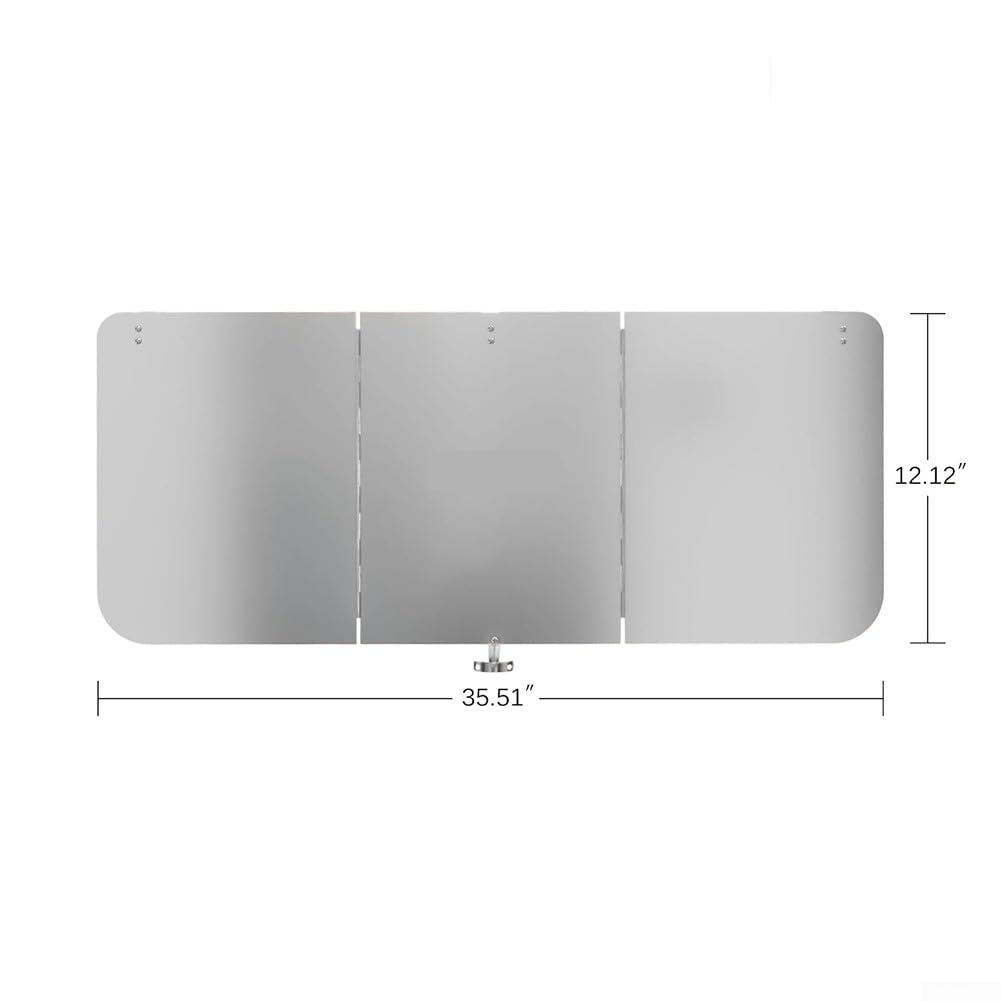 Faltbarer Heizstrahler Reflektor aus Aluminium 0.8mm Windschutz