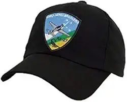 Boné Fab At 27 Força Aérea Brasileira Preto Ajustável Esportivo Militar Adulto Unissex