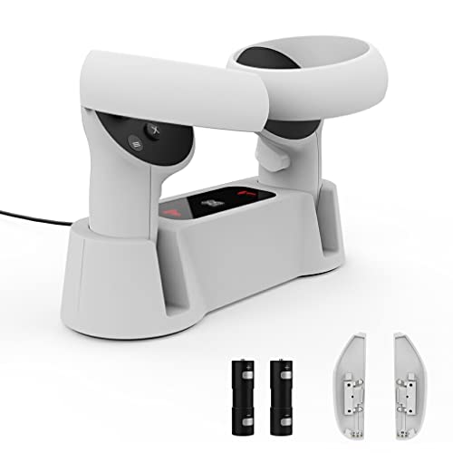 Allayu Chargeur de manette de jeu en plastique 5V 2A pour contrôleur de jeu VR Cover