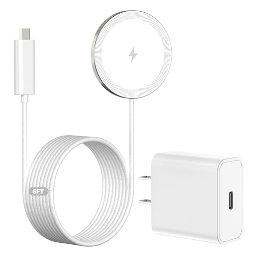 6FT Magnetic Wireless Charger Charging Pad - image 1