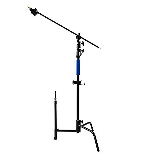 Image of Savage 40 inch Black Coated Stainless Steel C-Stand with Grip Arm Kit