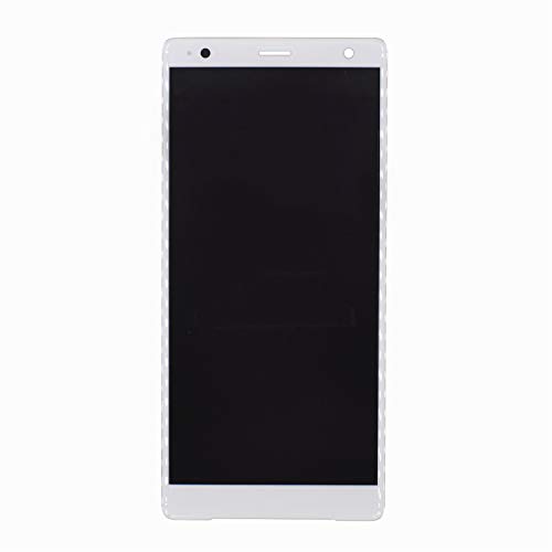 Image of LCD Screen Display with Digitizer Touch Panel Without Bezel Frame Compatible with Sony Xperia XZ2 H8216 H8266(White)