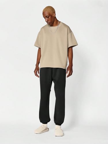 Image of dockstreet Men's Alley Cool Backdoor Series Men's Casual Sweatpants Baggy Jogger Pants ||Drawstring Joggers || 100% Pure Cotton || Breathable Airy for All Seasons