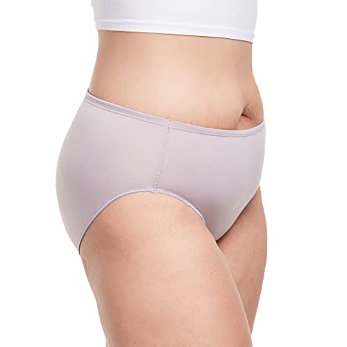 Hanes Women's Microfiber Panties Pack, Moisture-Wicking Stretch Underwear, May Vary, Assorted Colors, 10-Pack Hipsters, 6 #TOP2