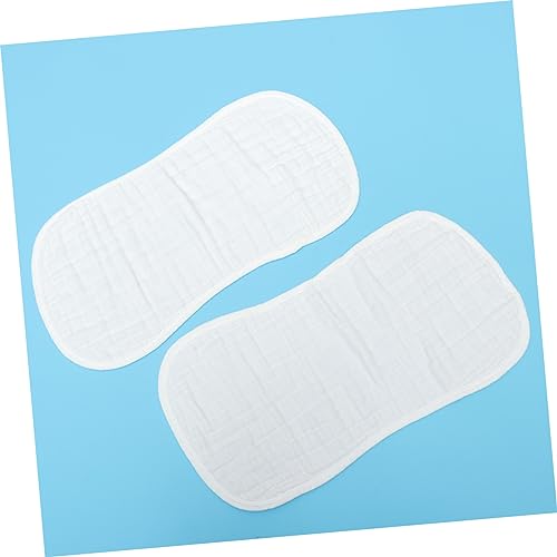 4-Pack Baby Burp Pads for Infants Soft Gauze Shoulder Cushions for Milk Spitting Absorbent Lightweight and Washable Burping Towels for Newborns and Infants2
