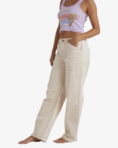 Billabong Womens Leia Twill Casual Cargo Pants2