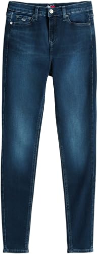 Tommy Jeans Damen Jeans Hose Nora Skinny Fit, Blau (Denim Dark), 24W/34L – Ansicht 6