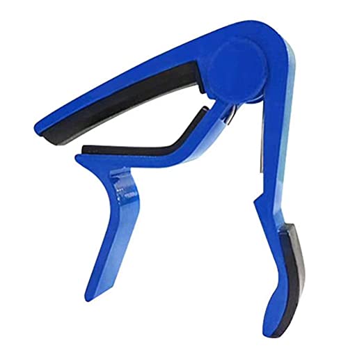 TYUXINSD Belle Guitare Capo Deluxe, Guitare Alliage d'aluminium Capos avec poignée Courbe Ergonomique pour Guitare Acoustique et Guitare Classique (Size : Capo for Guitar Blue) Cover