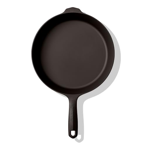 Field Company Medium Cast Iron Skillet – 10.25-Inch Pre-Seasoned Pan for 2–4 Servings, Lighter & Smooth, Made in USA