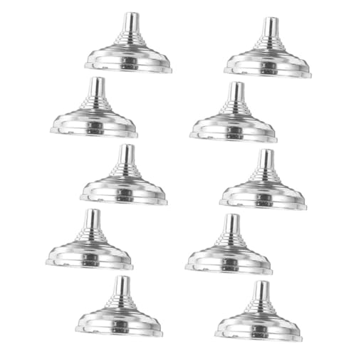 Parliky Pack of 10 Mini Flag Holders Round Chrome-plated Base Table Flag Holder for Office Party Decoration Versatile Use