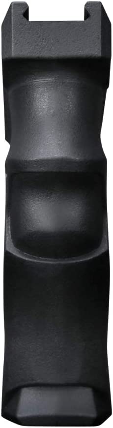 Genérico Empuñadura Delantera o Grip Angular en ángulo ergonómico para Airsoft, Frontal, para Rail Picatinny de 20 mm, Negro