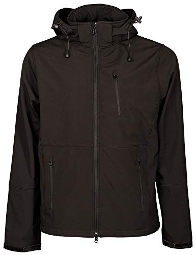 Veste softshell Chicago homme vêtement technique noir imperméable - 3