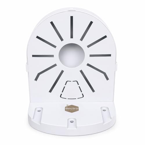 Image of Bectro PVC CCTV Dome & Bullet Camera L-Type Mounting Bracket /Stand with 6 inch Base for Indoor & Outdoor Usage, Compatible with 1MP to 12MP Resolutions Camera (Big)