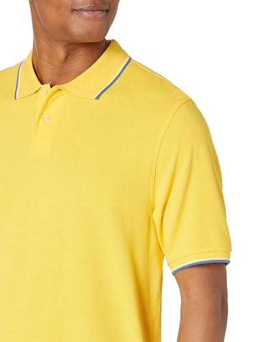 Image of Amazon Essentials Men's Regular-Fit Short Sleeve Cotton Pique Polo Shirt (Available in Big & Tall)