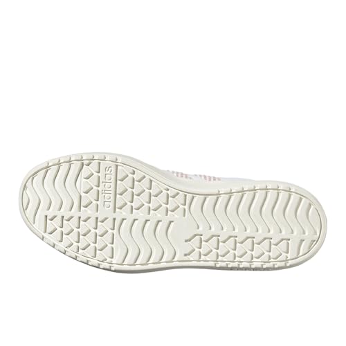 Image of adidas Womens Vl Court Bold Lace Up Sneakers Shoes Casual - Pink