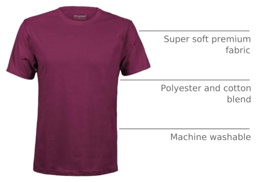 Image of Kingsted T-Shirts for Men Pack - Royally Comfortable - Super Soft Premium Fabric - Well-Crafted Classic Tee