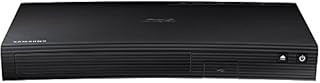 Samsung Blu-ray DVD Disc Player with Built-in Wi-Fi 1080p & Full HD Upconversion, Plays Blu-ray Discs, DVDs & CDs, Plus CubeCable 6Ft High Speed HDMI Cable, Black Finish