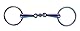 HKM SPORTS EQUIPMENT Doppelt gebrochenes Gebiss -Rainbow- 20 mm, 70/135 Weite