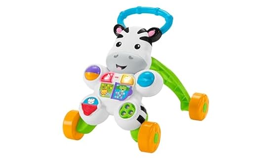 Fisher Price Infant - Cebra parlanchina, primeros pasos (Mattel DLD96) (versión en francés) | Ya disponible en tu tienda friki favorita! En mundofriki.es!