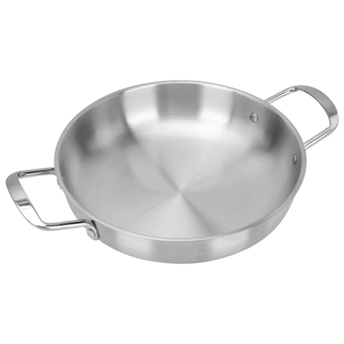 MUELODSIC Olla Pequeña para Ramen Inoxidable Olla Gruesa para Sopa con Asas Resistente y Fácil de Limpiar para Fideos y Mariscos