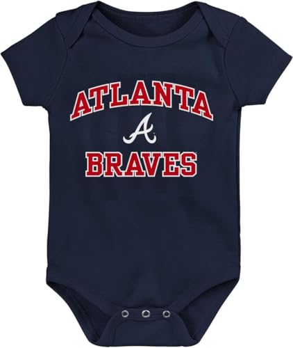 Image of Outerstuff MLB Officially Licensed 0-24 Months City Headline Arch Logo Creeper Bodysuit Romper