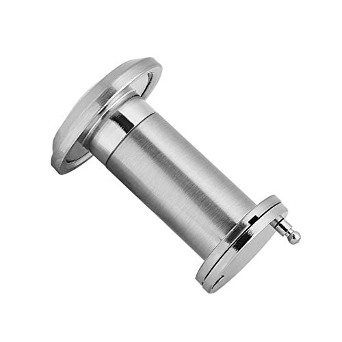 Visor de Puerta de Latón Macizo con Cubierta de Privacidad Giratoria Resistentes (200 Grados) (Cepillado) miniatura 1