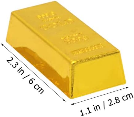 Miniatura 6 de Kichvoe Adorno de lingote de lingote de oro pirata Yuan Bao