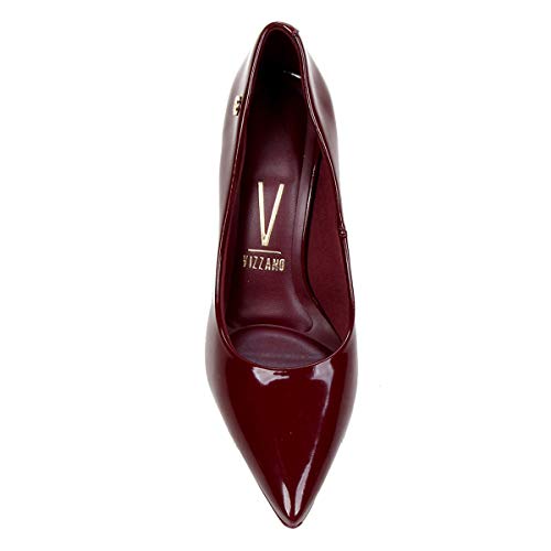 Scarpin Vizzano Verniz Salto Alto Feminino - Vinho - 35