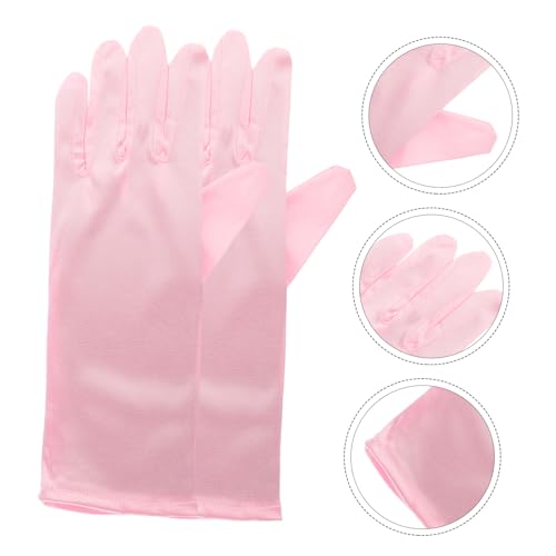 SAFIGLE 3pairs Boy Girl Decorative Gloves Stylish Girls Dress Gloves for Parties for Flower Girls and Dance3